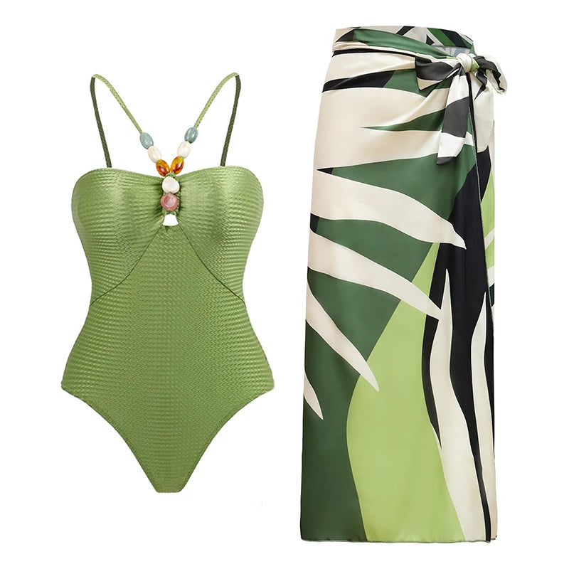 High-Waist 3-Piece Floral Bikini Set | The Sophisticated Shoppers