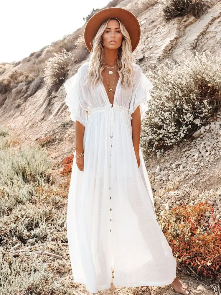 Bata de ganchillo para la playa | The Sophisticated Shoppers