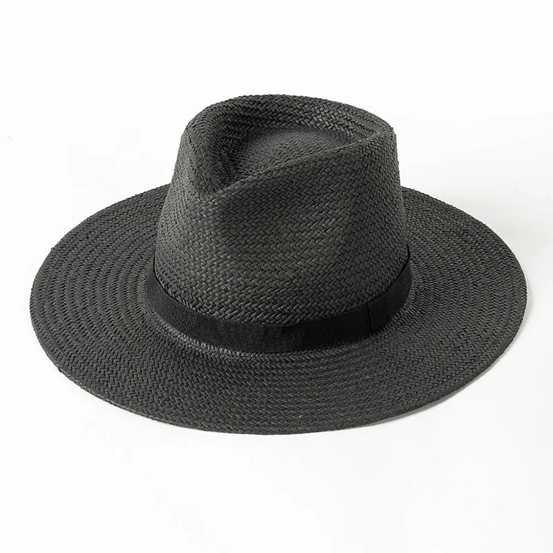 Plain Band Panama Straw Hat | The Sophisticated Shoppers