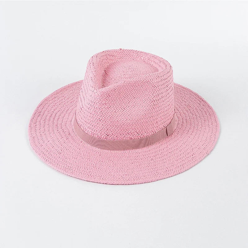 Plain Band Panama Straw Hat | The Sophisticated Shoppers