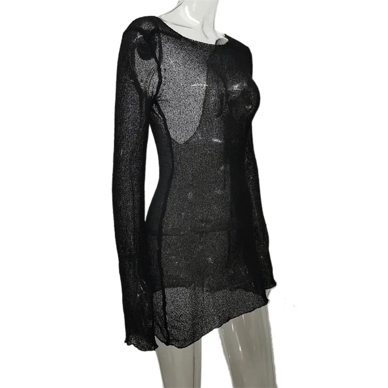 Túnica de ganchillo transparente | The Sophisticated Shoppers