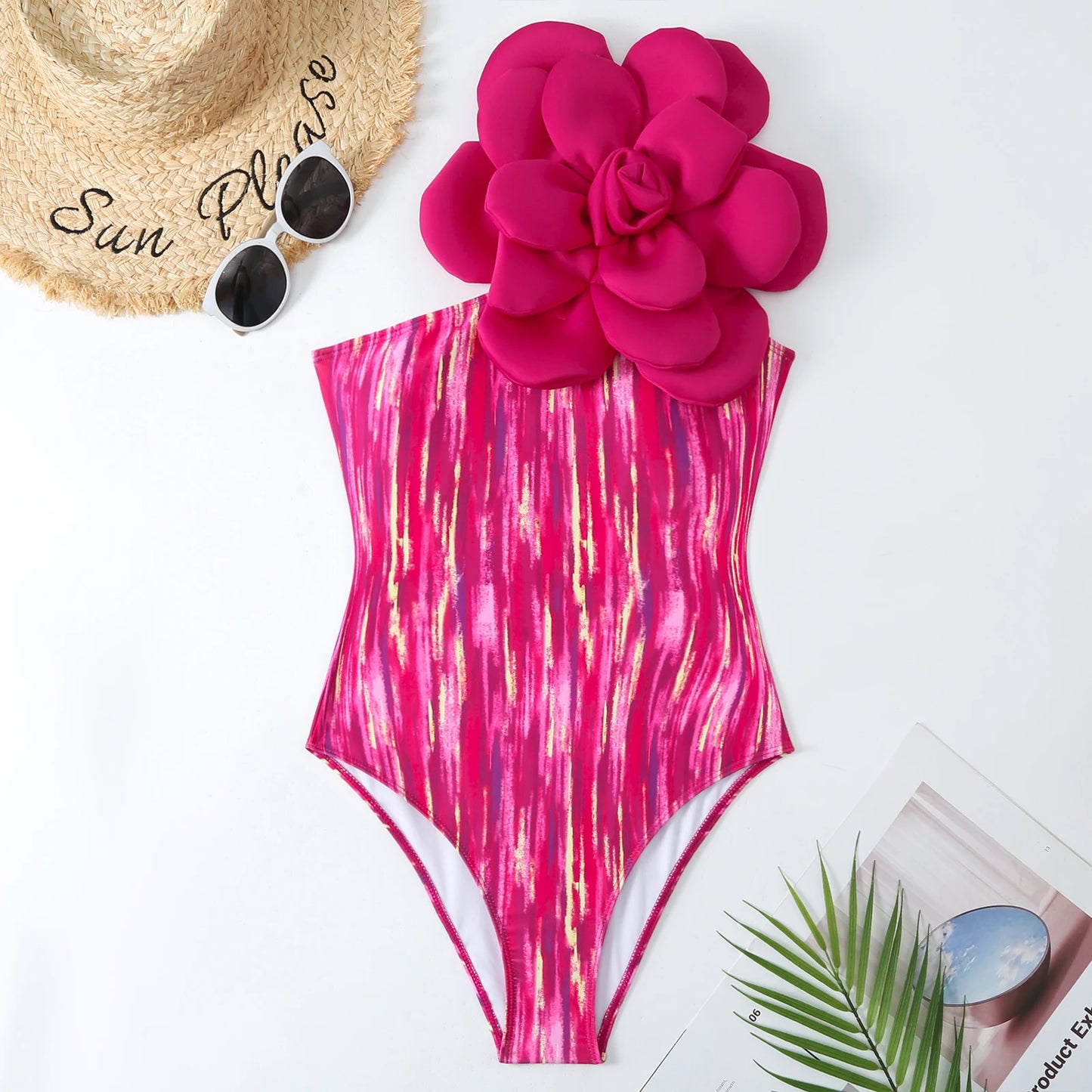 High-Waist 3-Piece Floral Bikini Set | The Sophisticated Shoppers