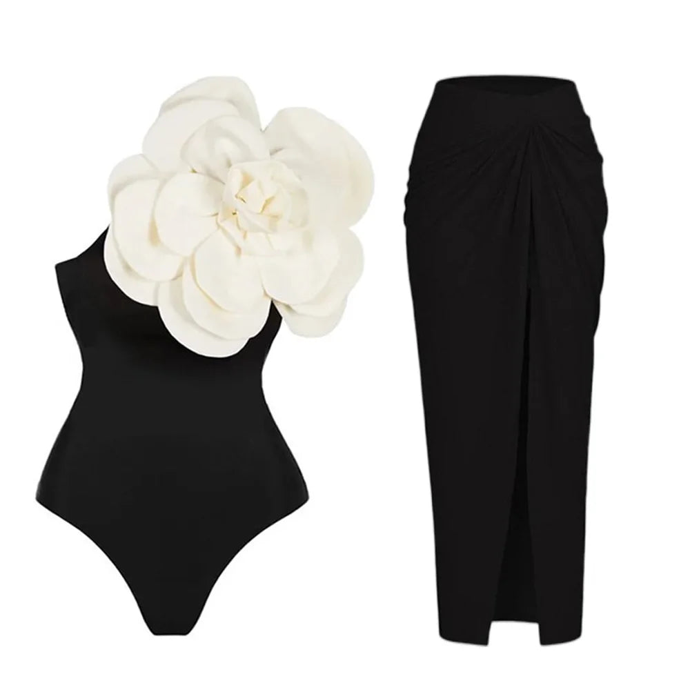 High-Waist 3-Piece Floral Bikini Set | The Sophisticated Shoppers