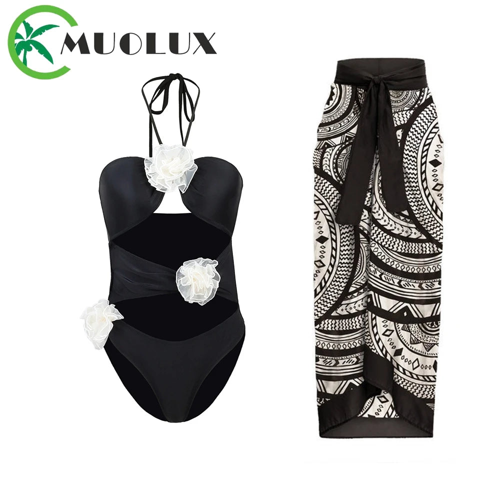 High-Waist 3-Piece Floral Bikini Set | The Sophisticated Shoppers