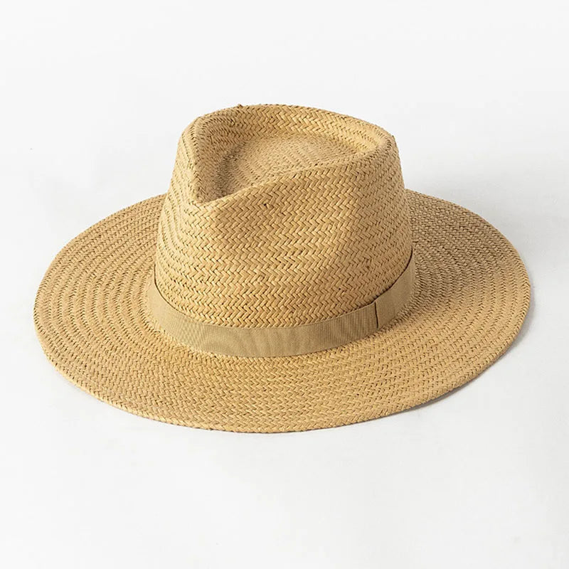Plain Band Panama Straw Hat | The Sophisticated Shoppers