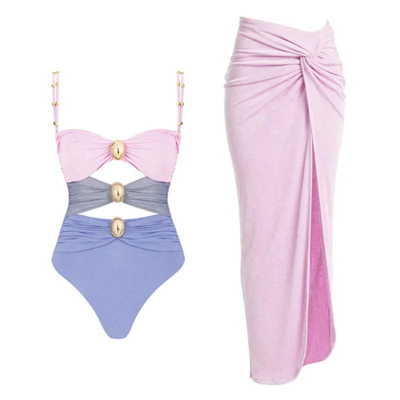 High-Waist 3-Piece Floral Bikini Set | The Sophisticated Shoppers