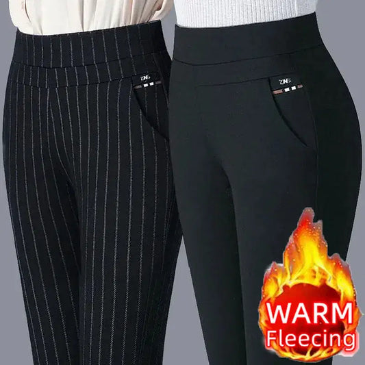 City Sleek High-Waist Stretch Pants