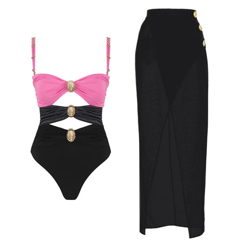 High-Waist 3-Piece Floral Bikini Set | The Sophisticated Shoppers