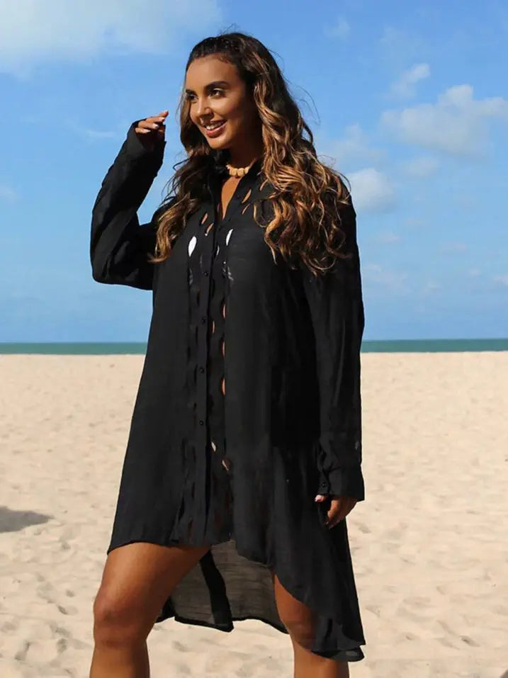 Bata de ganchillo para la playa | The Sophisticated Shoppers