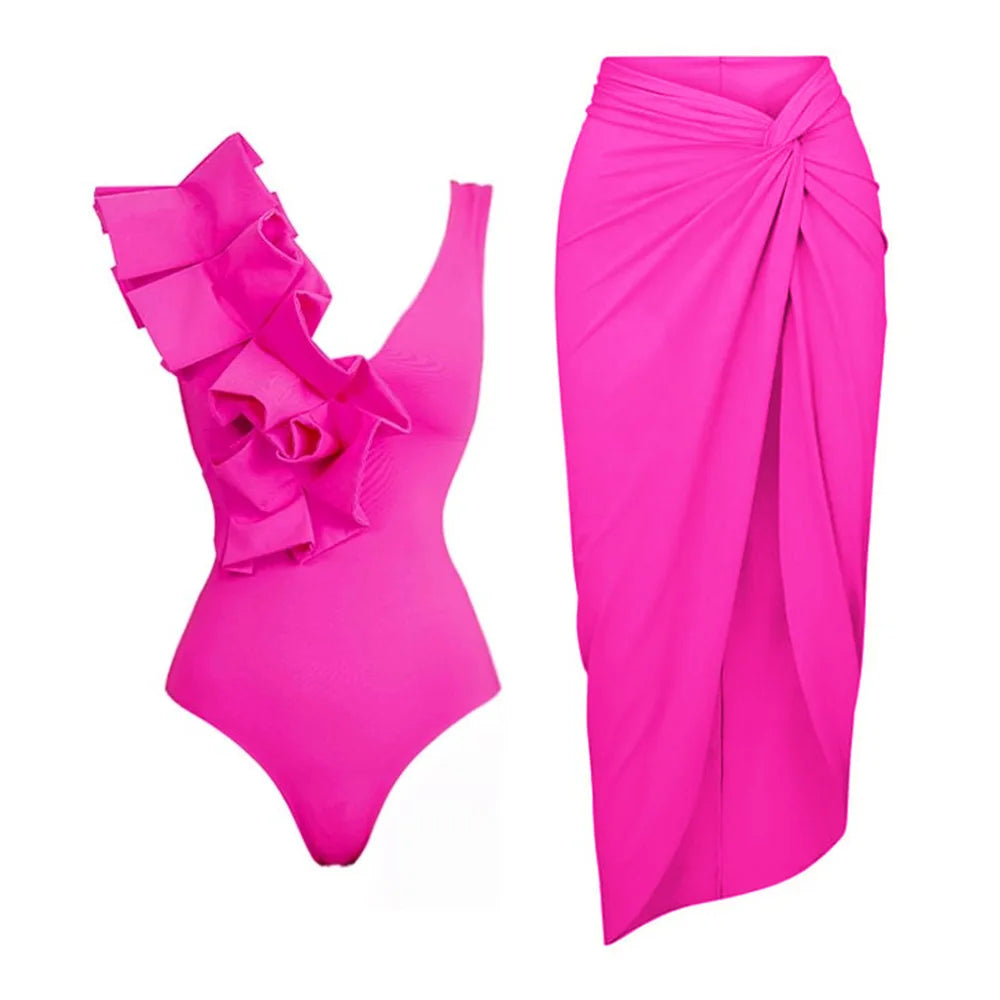 High-Waist 3-Piece Floral Bikini Set | The Sophisticated Shoppers