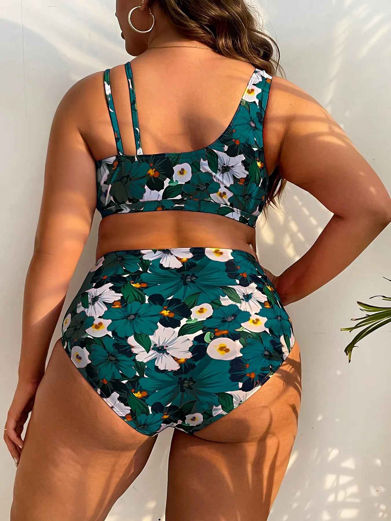 High-Waist Printed Bikini Set