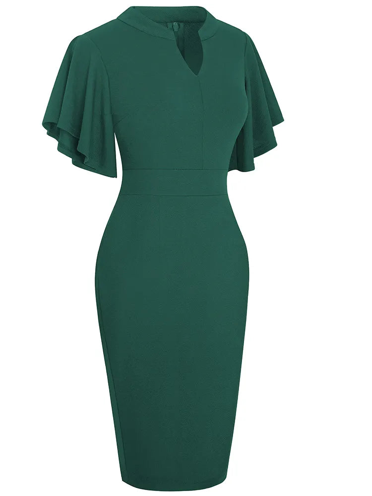 Knee-Length Pencil Dress for Professional Settings | Sophisticata™