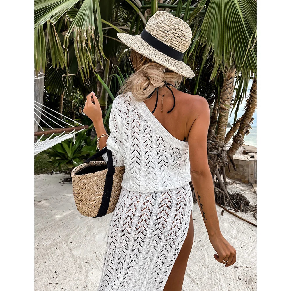 White Crochet Bikini Cover-Up | The Sophisticated Shoppers