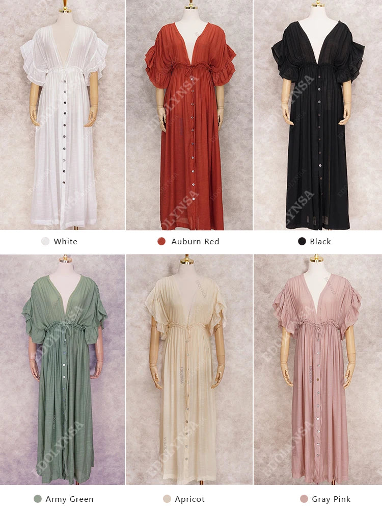 Self-Belted Button-Front Dress | Sophisticata™