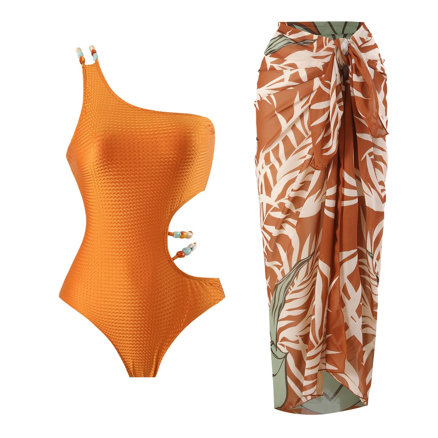 High-Waist 3-Piece Floral Bikini Set | The Sophisticated Shoppers