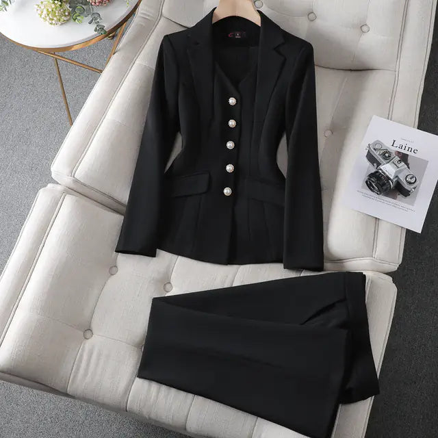 Office Business Suit Jacket and Pants Set | Sophisticata™