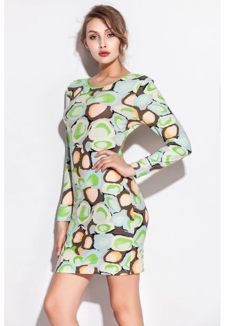 Stone Chic Cut-Out Back Mini Dress – Candy Color Vibes