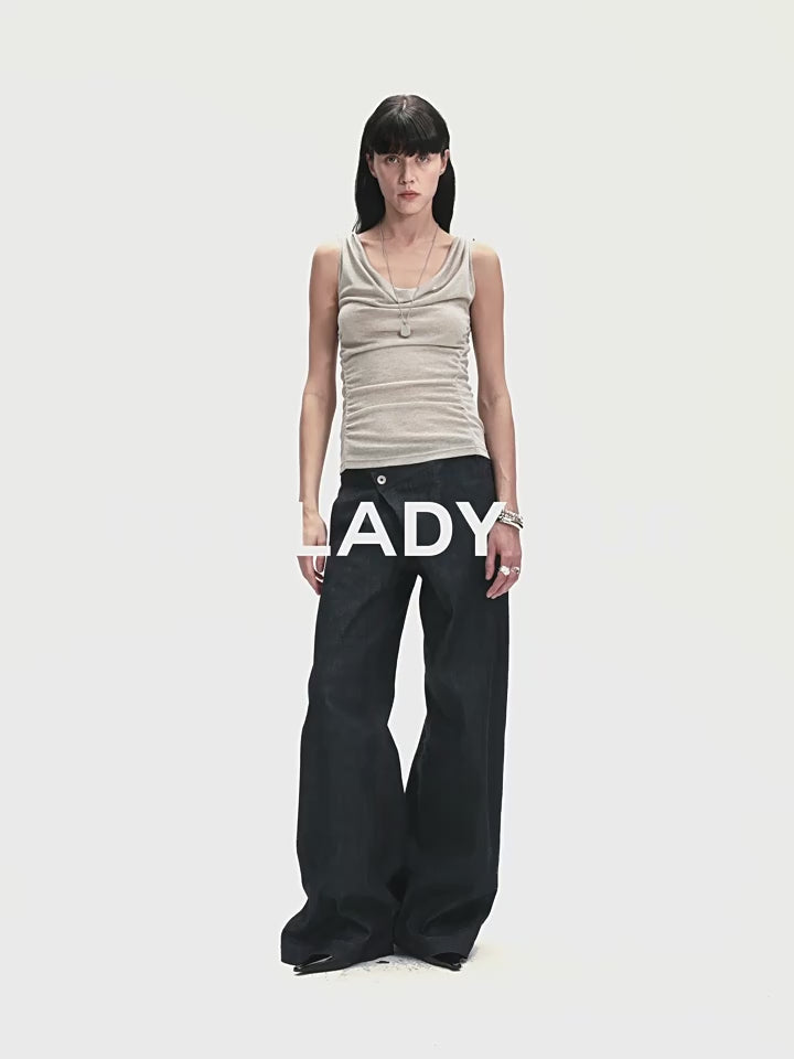 Energetic Encounter: Draped Neck Sculpting Vest
