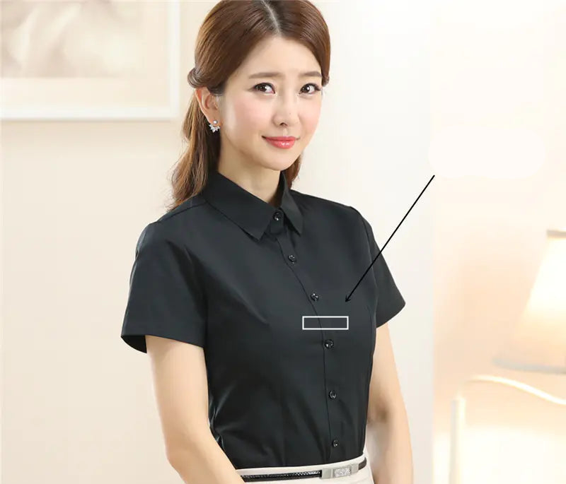 Women’s Long Sleeve Slim Fit Business Shirt | Sophisticata™